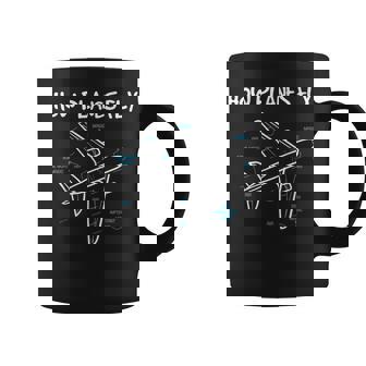 Cómouelan Los Aviones Ingeniero Aeroespacial Ingeniería Aeronáutica Taza de café - Regaloses