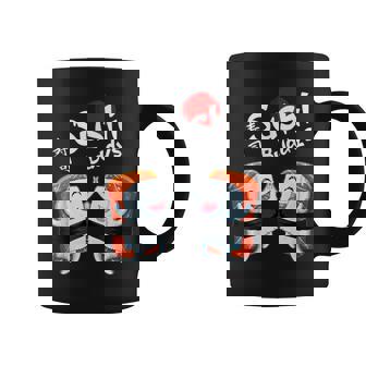 Compañeros De Sushi Japoneses Hechos Con Motivos De Arroz Y Taza de café - Regaloses