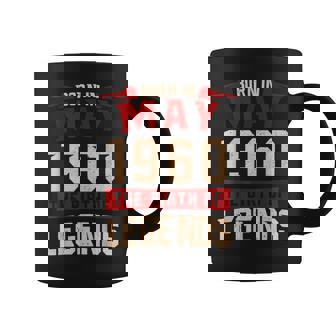 Con Texto En Inglés Legend Born In May 1960 Taza de café - Regaloses