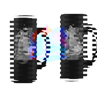 Conception De Paysage De Randonnée Montagne Arc-En-Ciel Tasse - Cadeauxyz