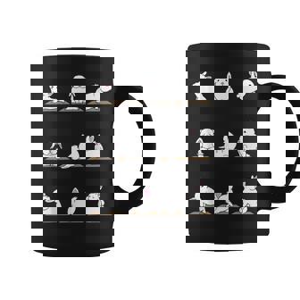 Cool Bunnie Conejos Yoga Taza de café - Regaloses