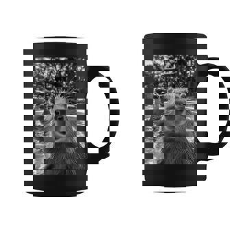 Cool Capybara Selfie Coffee Mug - Seseable