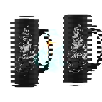 Cool Face Eagles With Sunglasses Graphic Eagles Flying Bird Coffee Mug - Thegiftio