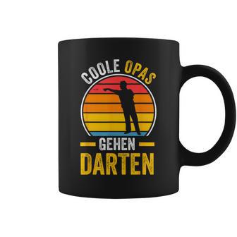 Cool Opas Going Dart Grandpa Dart Tassen - Geschenkecke