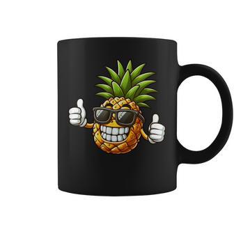 Cool Pineapple Wearing Sunglasses Fun Fruit Tassen - Geschenkecke