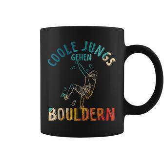 Coole Boys Go Bouldering Climbing Children's Tassen - Geschenkecke