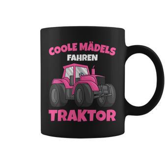 Coole Mädels Driving Tractor Children's Girls' Tassen - Geschenkecke