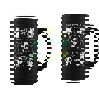 Coquette Bow Dental Squad St Patrick's Day Dental Hygienist Coffee Mug | Mazezy
