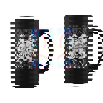 Coquette Bow Game Day Baseball Softball Cheer Mom Life Coffee Mug | Seseable CA
