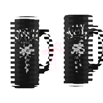 Coquette Bow Mama Est 2024 Mother's Day Coquette Bows Coffee Mug - Seseable