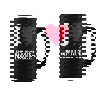 Corazón Rojo Me Encanta Andalucía Taza de café - Regaloses