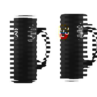Corea Del Norte Número 23 Deportes Jersey Fútbol Eintitrés Taza de café - Regaloses