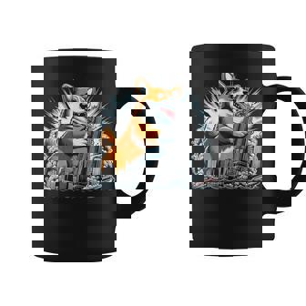 Corgizilla Dog Monster Movie Meme Corgi Graphic Kaiju Graphic Print Coffee Mug - Thegiftio
