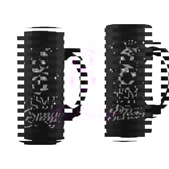 Corona Rosa Para Niña De 8 Años Con Texto En Inglés It's My Birthday Taza de café - Regaloses
