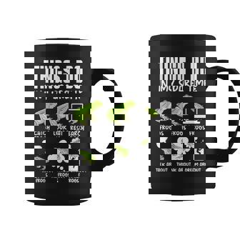 Cosas Que Hago En Mi Tiempo Libre Ranas Herpetología Niños Rana Taza de café - Regaloses