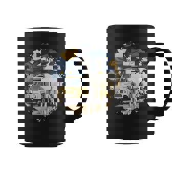 Cotopaxi Noche Estrellada Obra De Arte Llama Parque Nacional Taza de café - Regaloses