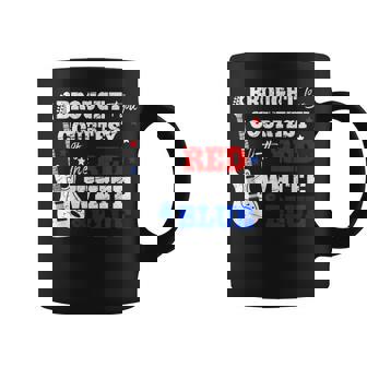 Courtesy Of The Red White And Blue Western Country Music Coffee Mug | Seseable UK