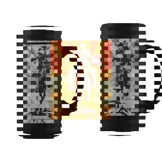 Cowboy Horse Wild West Gallop Graphic Print Coffee Mug - Monsterry