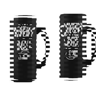 Cowboy Mode On Costume Farmer Rodeo Rancher Coffee Mug | Seseable UK