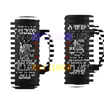 Cozy Cabin Crisp Air Hot Chocolate Fall Leaves Count Me In Graphic Print Coffee Mug - Monsterry