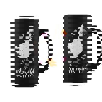 Crazy Duck Mother Duck Mom Graphic Print Coffee Mug - Monsterry