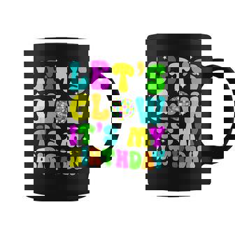 Lets Crazy It's My Birthday Party Glowing 80S Group Team Coffee Mug - Monsterry