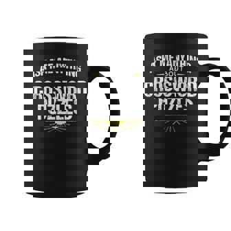 Crossword Puzzle Expert Ask Me About Crossword Graphic Print Coffee Mug - Monsterry