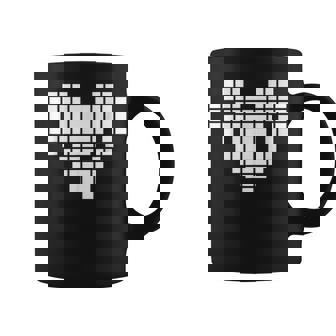 Crossword Puzzle Heart Graphic Print Coffee Mug - Monsterry