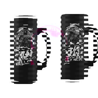 Crush Breast Cancer Awareness Monster Truck Toddler Boy Kids Graphic Print Coffee Mug - Monsterry