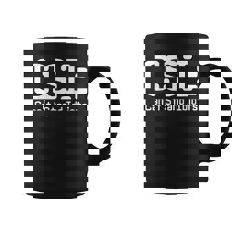 Csi Pun Dad Humor Tv Pun & Sarcastic Broke Taza de café - Regaloses