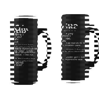 Cuñado Definición Divertida Sin Mangas Taza de café - Regaloses