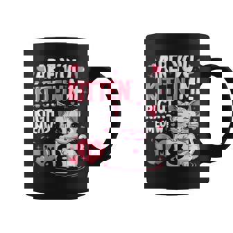 Cute 8Th Birthday Girl 8Yr Kitten Cat 8 Year Old Birthday Coffee Mug - Monsterry