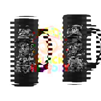 Cute Afro Peekaboo Boy Little King Black History Month Coffee Mug | Mazezy