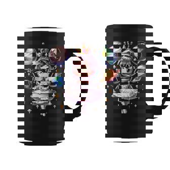 Cute Ballerina Girl Space Astronaut Space Ballons Coffee Mug - Monsterry