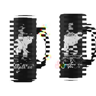 Cute Big Sister Bear Autism Awareness Autistic Family Lover Coffee Mug - Thegiftio UK