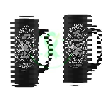Cute Green Ribbon Support Squad Duchenne Muscular Dystrophy Graphic Print Coffee Mug - Monsterry
