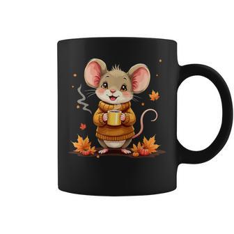 Cute Mouse With Autumn Graphic Tassen - Geschenkecke