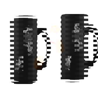 Cute Playful Hedgehog Trio Playing In Pocket Tassen - Geschenkecke