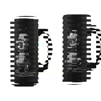 Cute Robotic For Mechanic And AI Lovers Graphic Print Coffee Mug - Monsterry