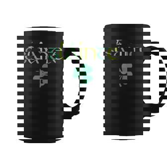Cute Slainte Irish Trendy St Patrick's Day Lucky Tank Top Graphic Print Coffee Mug - Monsterry