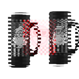 Cute Valentines Vibes Groovy Valentine Day Kid Coffee Mug - Thegiftio UK
