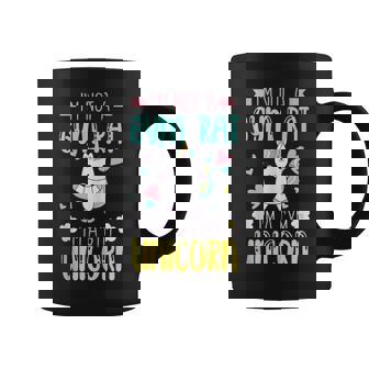Cute Women's Gym Unicorn Rat Workout Cardio Fitness Sin Mangas Taza de café - Regaloses