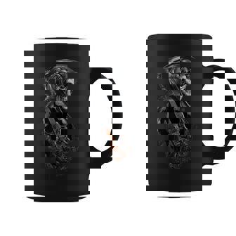 Cyberpunk Faucheuse Avec Guitare Électrique Rock Heavy Metal Tasse - Cadeauxyz