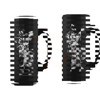Dab Alaskan Husky Dancing Dabbing Dog Graphic Print Coffee Mug - Monsterry