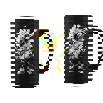 Dab Flower Dancing Dabbing Daisy Graphic Print Coffee Mug - Monsterry