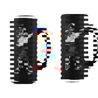Dabbing Boy Russian Russia Flag Kids Dab Dance Graphic Print Coffee Mug - Monsterry