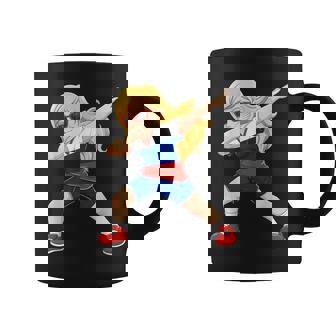 Dabbing Girl Russian Russia Flag Kids Dab Dance Graphic Print Coffee Mug - Monsterry