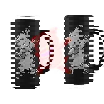 Dabbing Pig Dab Idea For Men Women Kids Cute Graphic Print Coffee Mug - Monsterry