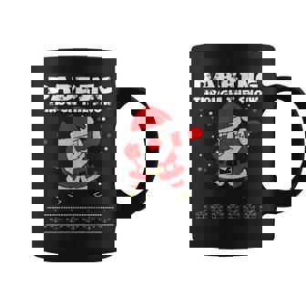 Dabbing Through The Snow Dab Santa Christmas Xmas Dabber Tee Graphic Print Coffee Mug - Monsterry