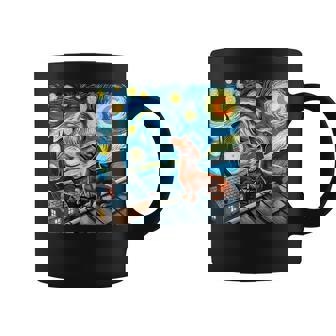 Dachshund Starry Night Sky Dachshund Graphic Print Coffee Mug - Monsterry